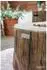 GardenForma Manchester Gasfeuerstelle Faserbeton Baumstammoptik, Redwood (OFG145RW)