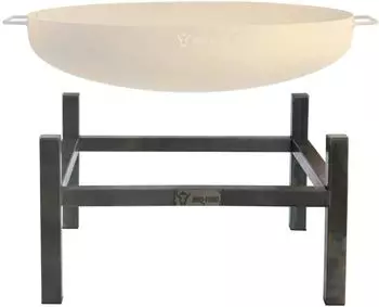 BBQ-Toro Feuerschalen-Gestell rechteckig, Karbonstahl, stahlgrau, &Oslash; 60cm