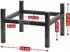 BBQ-Toro Feuerschalen-Gestell rechteckig, Karbonstahl, stahlgrau, Ø 60cm