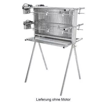 Schneider Grillgeräte Vertikalgrill 4-fach, Edelstahl, 66cm breit (16o)