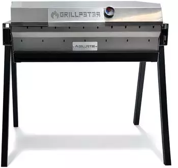 Grillpeter Profi Mangal Altan 70 Schaschlikgrill, Edelstahl 3mm, mit Deckel (XOX-8091534)