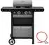 Royal Gourmet GL2001 Gasgrill 2-Brenner 5kW mit klappbaren Seitenablagen (GL2001-G)
