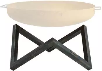 BBQ-Toro Feuerschalen-Gestell rund, Karbonstahl, stahlgrau, &Oslash; 70cm