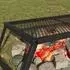 vidaXL Faltbarer Campinggrill, Legierter Stahl, schwarz, 58x31cm (42030066)