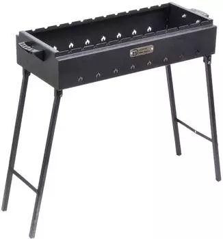 Olymp Mangal Namangan Schaschlikgrill klappbar, 2mm Stahl, 70cm (478156415)
