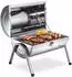 TecTake Holzkohlegrill Edelstahl Doppelgrillfläche 34x45cm (406669)