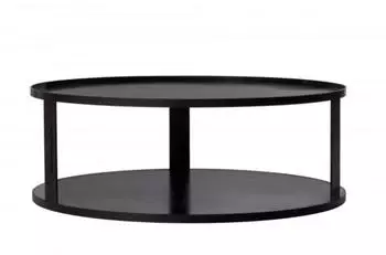 Natur24 Runde Feuerschalenbasis mit Holzfach, Stahl, 72cm (111041)