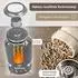 Lemodo Tischkamin für Holzpellets, rauchfrei, anthrazit (NA315_A)