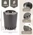 Lemodo Tischkamin für Holzpellets, rauchfrei, anthrazit (NA315_A)