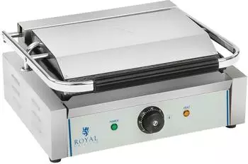 Royal Catering Kontaktgrill geriffelt 2200W (RCKG-2200-G)