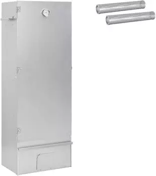 vidaXL R&auml;ucherofen 3er-Set 44,5x29x110cm verzinkter Stahl silber