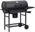 vidaXL Fassgrill mit Rädern und Regalen, 3 Stk., 115x85x95cm, Metall (3443020)