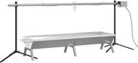 vidaXL Rotisserie-Grill Automatisch Edelstahl