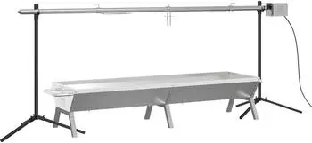 vidaXL Automatisches Grill- und Backblech-Set Edelstahl (3152096)