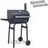 vidaXL Holzkohlegrill 75x48x120cm silber