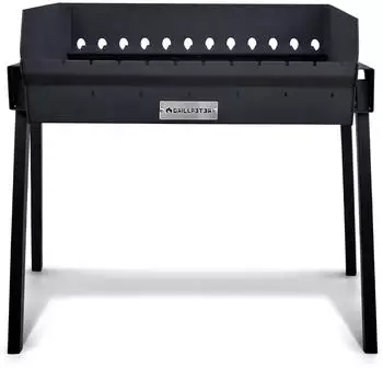 Grillpeter Profi Mangal Bulat 70 Schaschlikgrill, Stahl 3mm (XOX-70-B-ST-3)