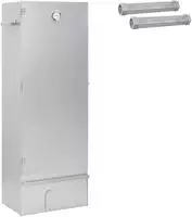 vidaXL R&auml;ucher Ofen 3 stk. 44,5 x 29 x 110 cm Verzinkter Stahl Silber