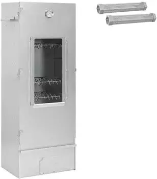 vidaXL Räucherofen 3-tlg. 44,5x29x110cm verzinkter Stahl (3443032)