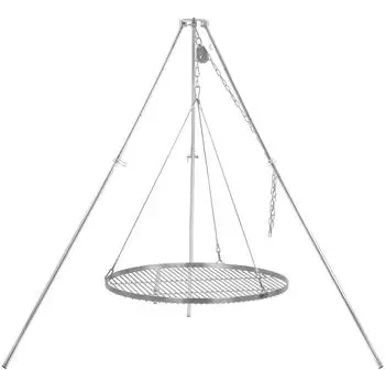 BBQ-Toro Dreibein Schwenkgrill Edelstahl, &Oslash; 70cm, h&ouml;henverstellbar 119-184cm