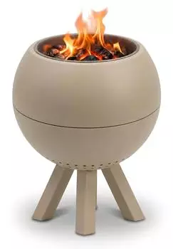 Westerholt Peluma Tischfeuer Edelstahl, beige, raucharm (WE-2783-03)