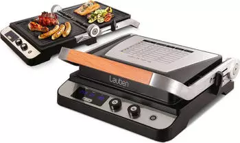 Lauben Kontaktgrill 2000SB 2000W, schwarz (LBNCG2000SB)