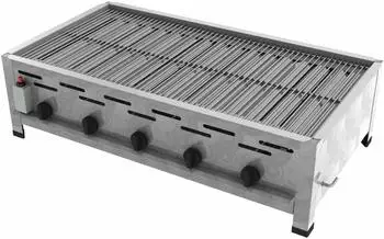 ChattenGlut Professional Gastrobr&auml;ter 5-flammig Edelstahl 18kW