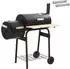 vidaXL Outdoor-Grill Stahl schwarz (3443036)