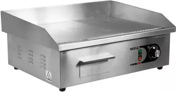 Yato Gastro Grillplatte 2/3 glatt 3000W 555x430mm (TRI-YG-04586)