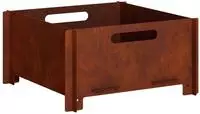 vidaXL Feuerstelle Rostoptik 40 x 40 x 20 cm Wetterfeststahl