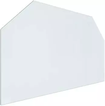 vidaXL Feuerstelle Glasplatte transparent 100x60cm (311960)