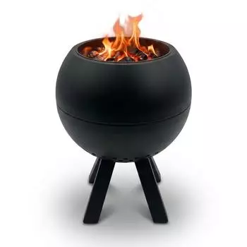 Westerholt Peluma Tischfeuer Edelstahl, schwarz