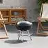 vidaXL Holzkohlegrill schwarz 36,5x36,5x40cm (42030065)