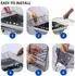 Herzberg HG-8112 Klappgrill Edelstahl mit Tragetasche (HG-8112)