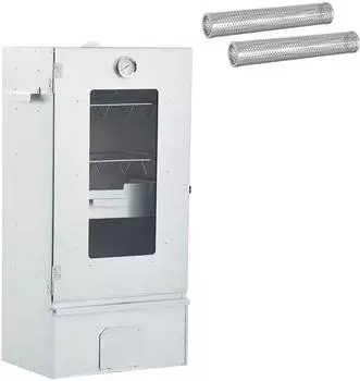 vidaXL Cold Smoker mit Rauchtube, verzinkter Stahl, 44,5x29x83cm (3443027)