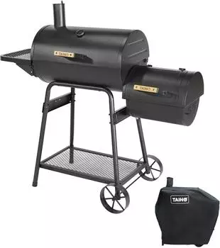 Taino KAMAYO Set Smoker Holzkohle-Grill mit Abdeckhaube (95525)