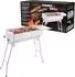 BEM Rambo Argos Holzkohlegrill, Edelstahl, klappbar (TW8318B)