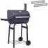 vidaXL Holzkohlegrill 75x48x120cm silber (3443029)