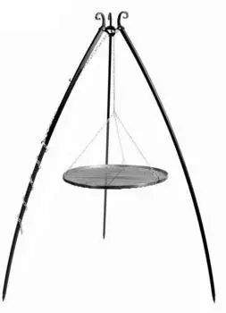 Natur24 Schwenkgrill Dreibein, Rohstahl, 200cm, &Oslash; 50cm (22006)