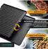 Arendo Gourmet Tischgrill 2 Grillzonen 2800W Antihaftbeschichtung (308387)