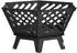 vidaXL Feuerstelle schwarz 60x53x30cm Stahl