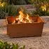 BBQ-Toro Holzkohlegrill 2-in-1 Grill & Feuerstelle, Gusseisen, Rostoptik (BBQ20)