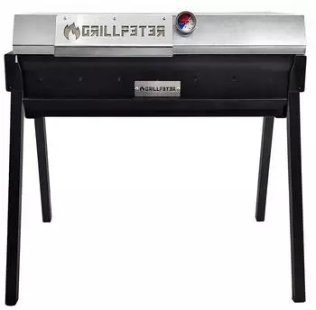 Grillpeter Mangal Altan 70 Schaschlikgrill Stahl 3mm Edelstahldeckel (XOX-8091537)