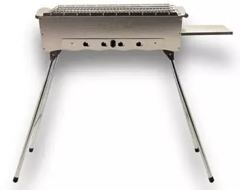 Grillpeter Mangal Alanya Schaschlik-Grill, Edelstahl mit Grillrost (8002405)