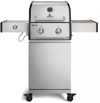 Burnhard FRED Jr. Deluxe Gasgrill 2-Brenner Series 4 Edelstahl (947121)