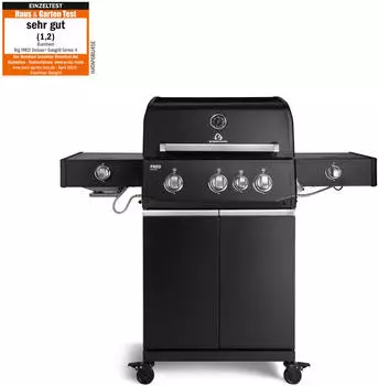 Burnhard FRED Deluxe+ Gasgrill 3-Brenner Series 4 Black Edition (947135)