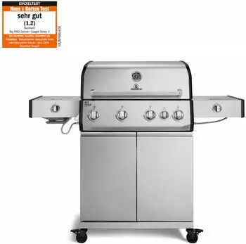 Burnhard Big FRED Deluxe+ Gasgrill 4-Brenner Series 4 Edelstahl (947145)
