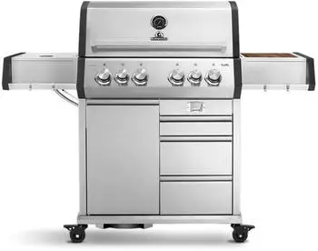 Burnhard Big EARL Premium-Gasgrill 4-Brenner Edelstahl (946623)