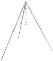 Petromax Holzkohle Dreibein-Grill Dreifu&szlig; D1 klappbar Silber (d1)