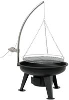 Schwenkgrill Mit Grillrost &Oslash; 64 Cm Holzkohlegrill, Feuerschale - Bbq-toro