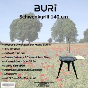Buri Schwenkgrill 140 cm